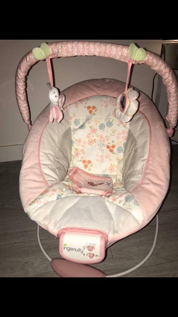 pink ingenuity bouncer